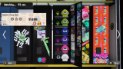 splatoon 3 locker that has a lot of squid pillows (squillows)