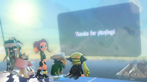 thank you for playing octo expansion screen