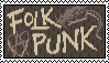 Folk punk stamp