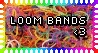 Heart loom bands