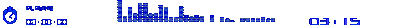 a graphic of a blue audio player, used for decoration purposes.