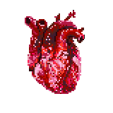 pixel of an anatomical heart