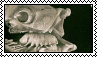 a stamp showing an image of a tongue-eating louse in a fish's mouth