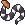 pixel art of a hammerhead flatworm