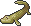 pixel art of a tiktaalik
