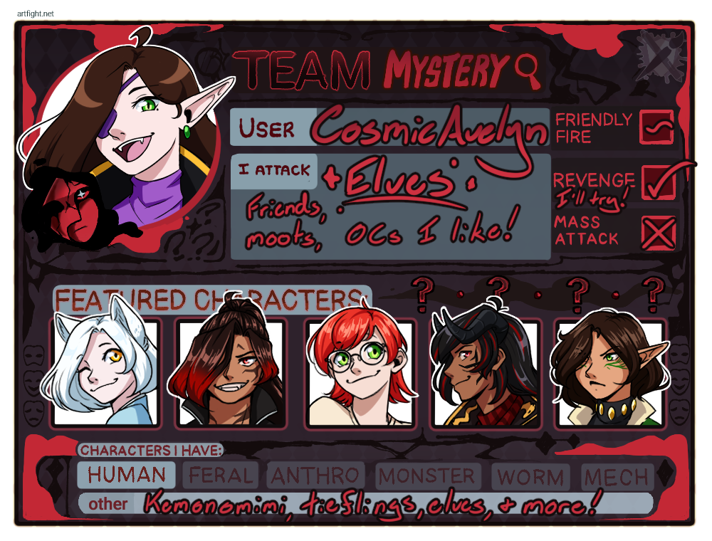 Art Fight Card