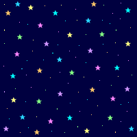 colorful stars