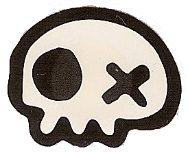 Skull Sticker