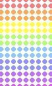 rainbow dots