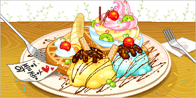 icecream waffles