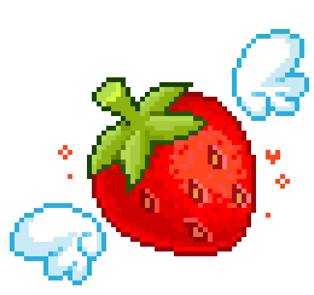 flying strawberry