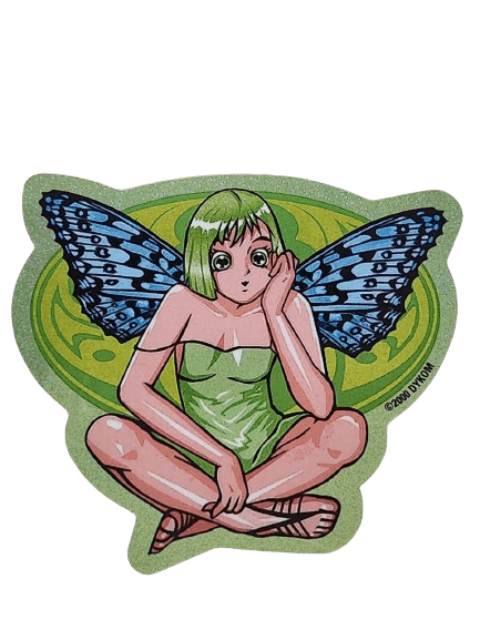 green sticker fairy