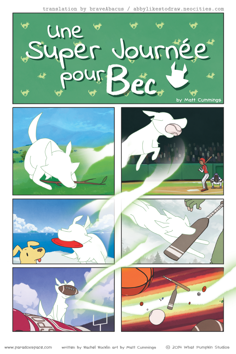 Page du Comic