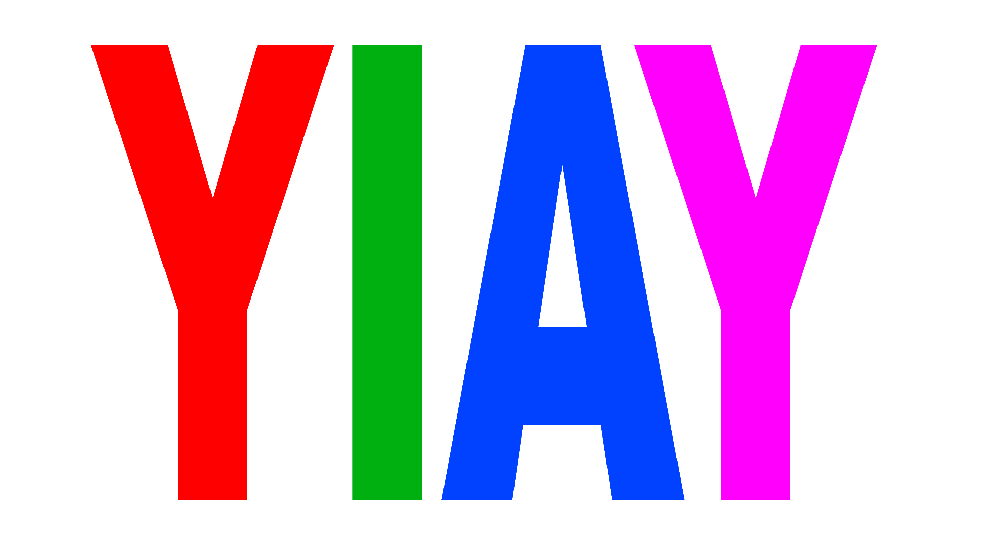 YIAY intro splash screen
