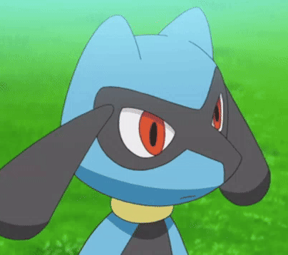 a joyous riolu
