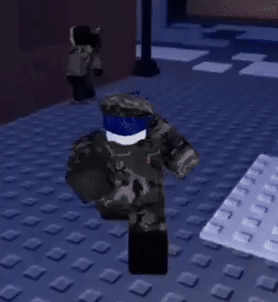 guest 1337 from forsaken, preparing to hit a jason after running up to him