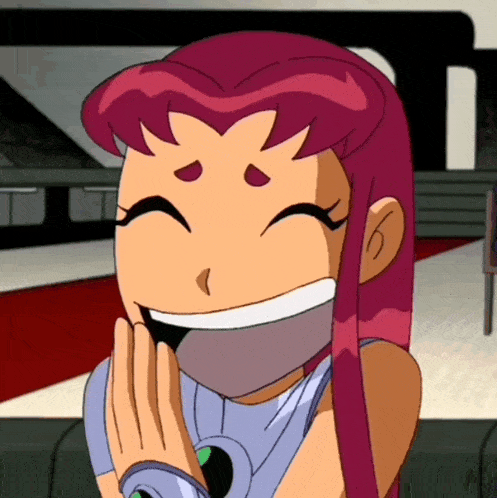 the joyous starfire from teen titans (2003)