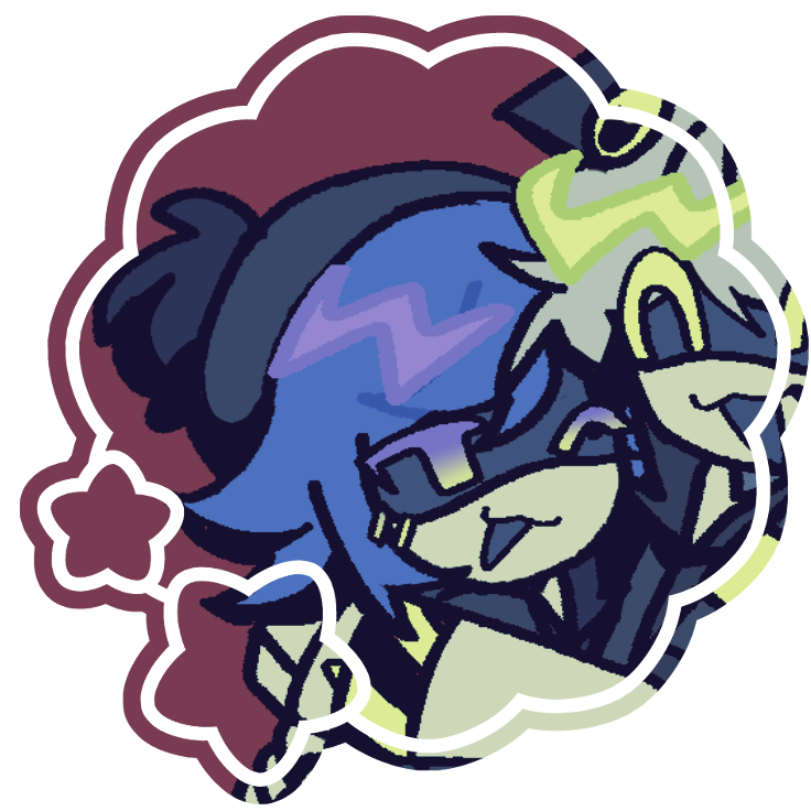 art of Uzi from murder drones, drawn by @wilsjacket on twitter