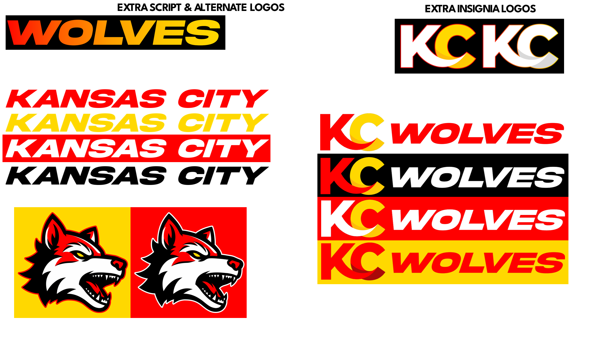 Kansas City Chiefs Wolf Redesign 3.0 (Wolves 3.0 Added) - Concepts ...
