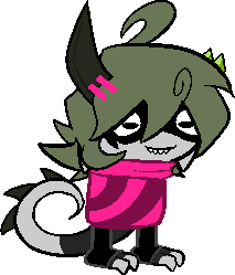 A sprite of a dwarf character