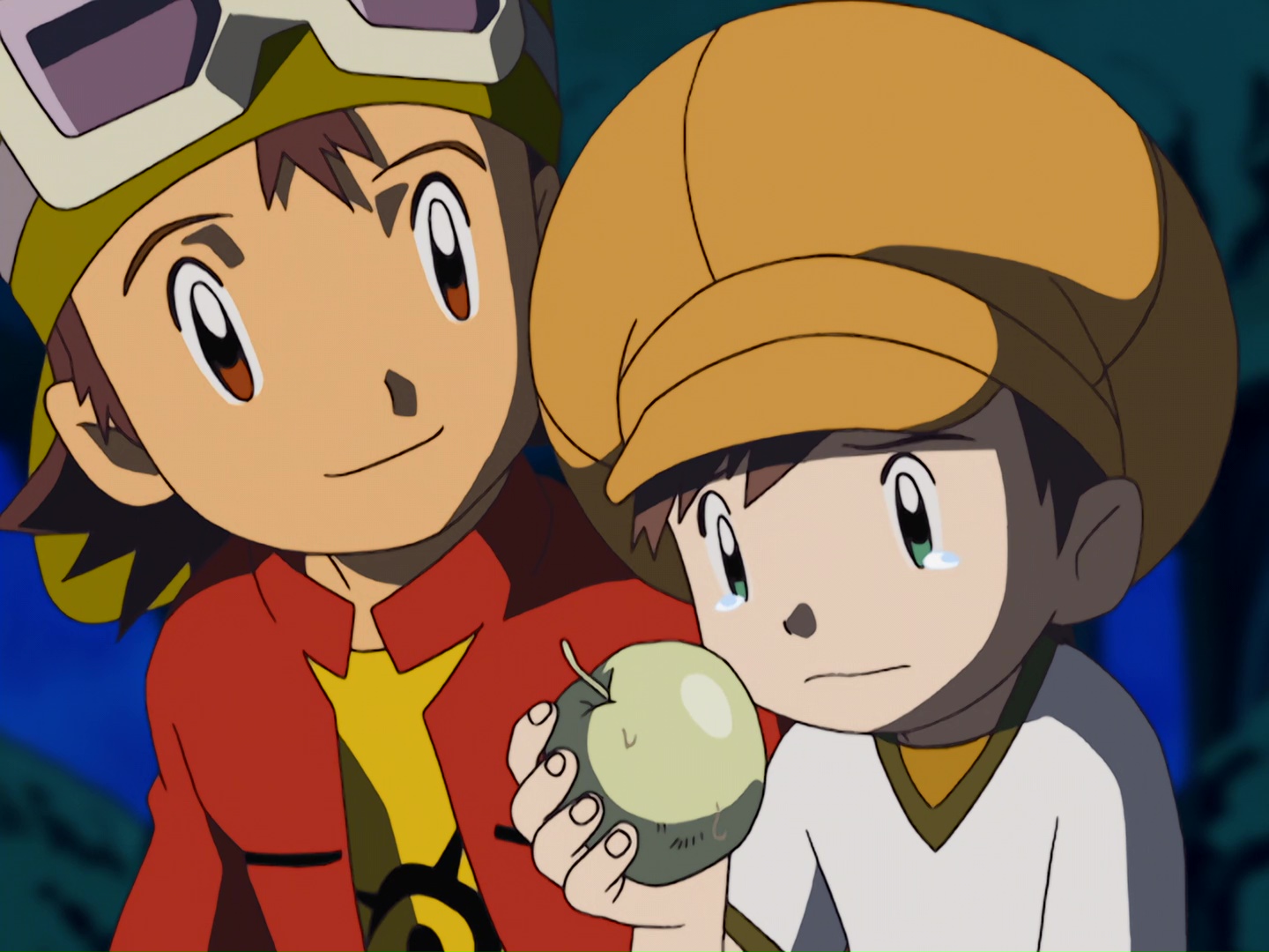 Screenshot from the 2002 anime Digimon Frontier