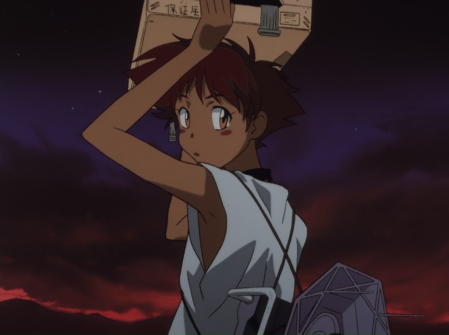 Screenshot from the 1998 anime Cowboy Bebop