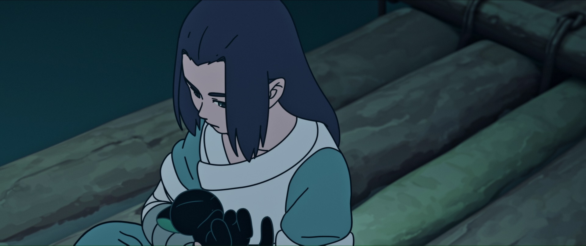 Screenshot from the 2019 film The Legend of Hei
