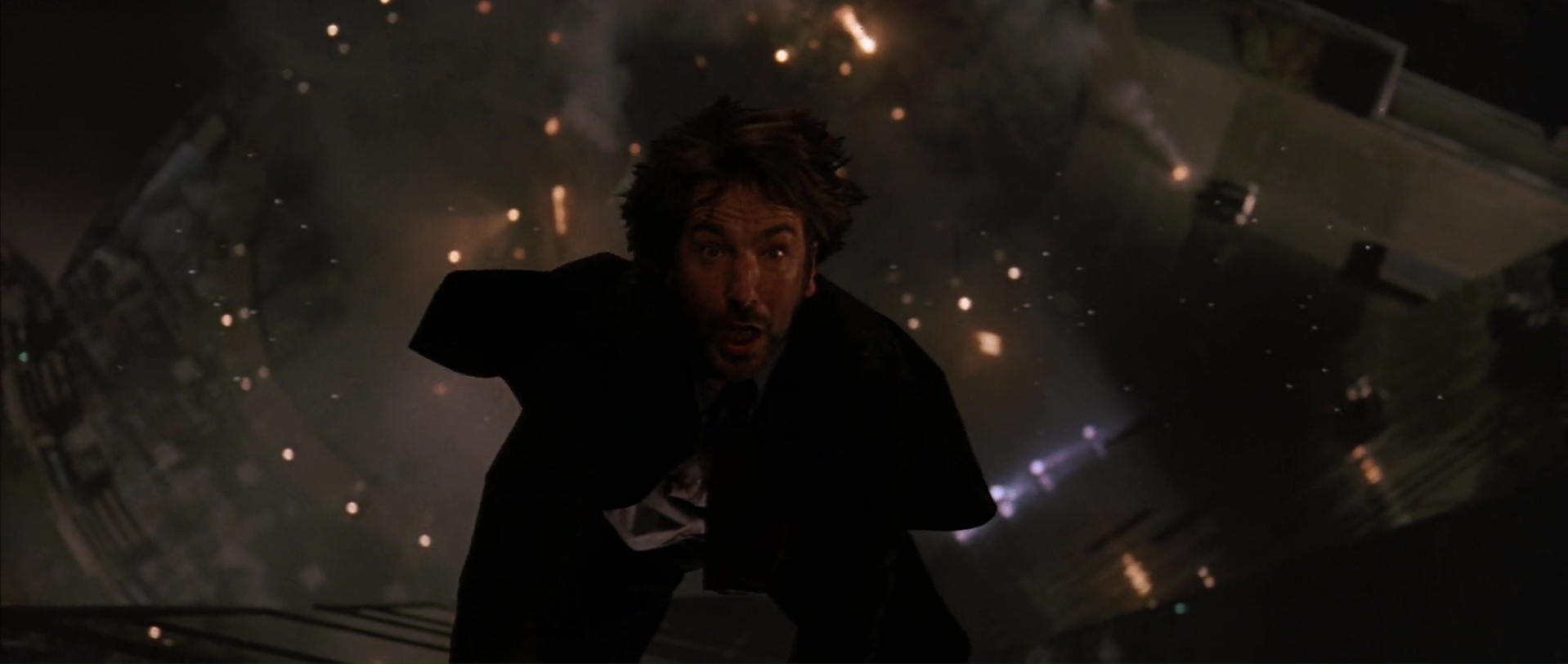 Screenshot from the 1988 film Die Hard