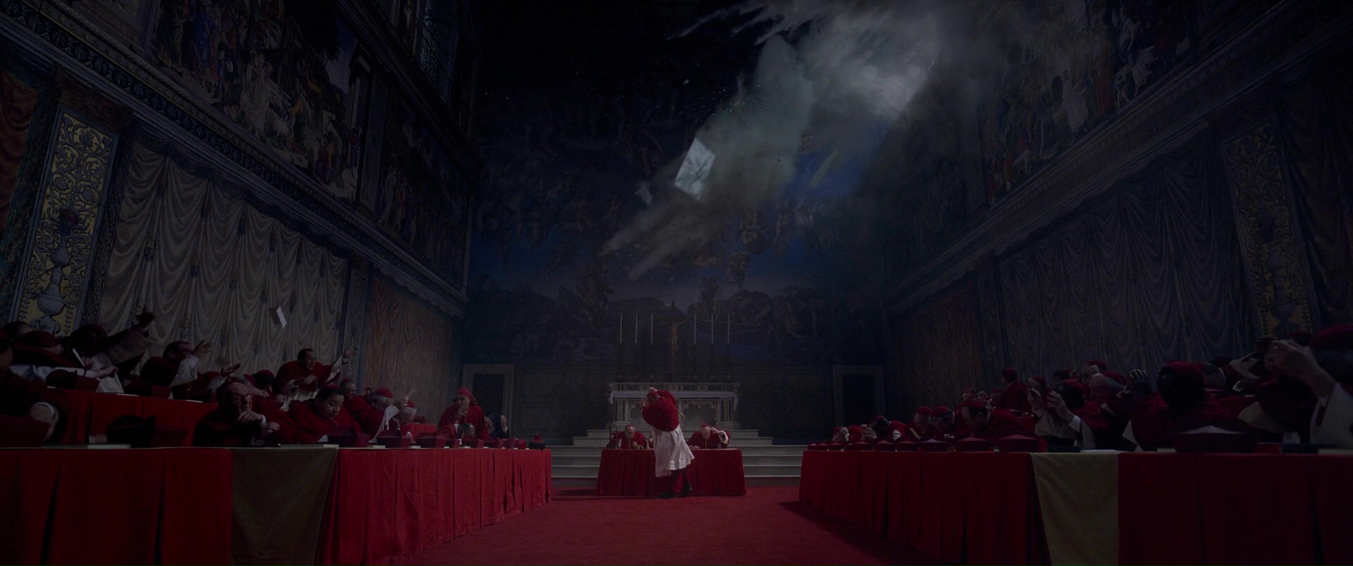 Screenshot from the 2024 film Conclave
