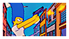 Marge pointing a handgun right
