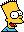 Bart sticking his tongue out