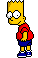 Bart mooning
