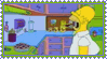 Homer hitting his head