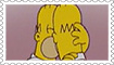 Homer kissing himself