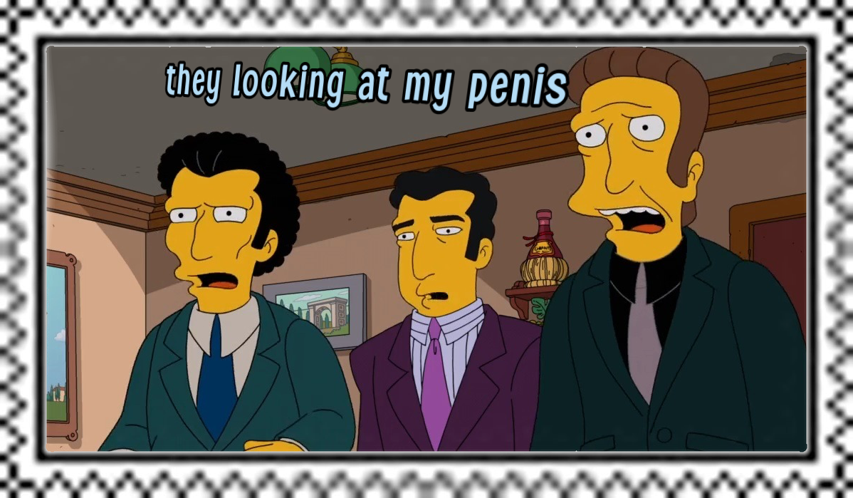 they looking at my penis