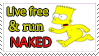 live free & run NAKED
