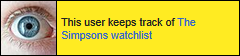 This user keeps track of The Simpsons watchlist