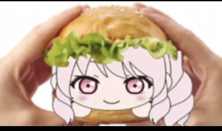 burger with mizuki akiyama inside