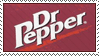 a stamp with a dr pepper logo