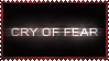 a stamp with the cry of fear logo