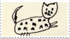 a stamp with the cat doodle from the starry cat song