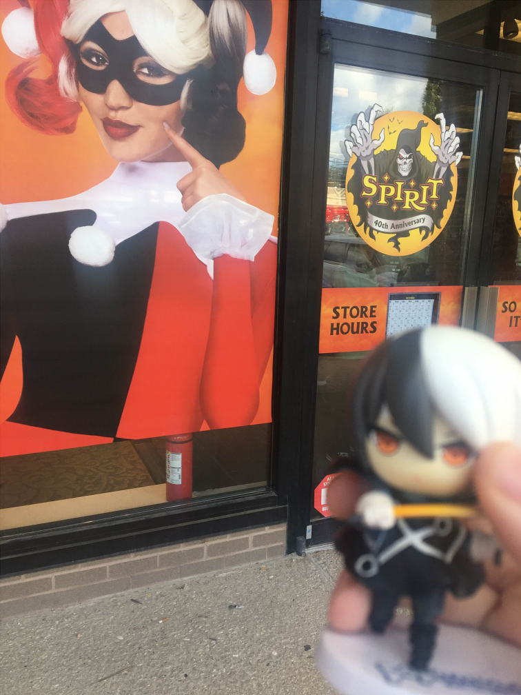 black is ready for halloween
