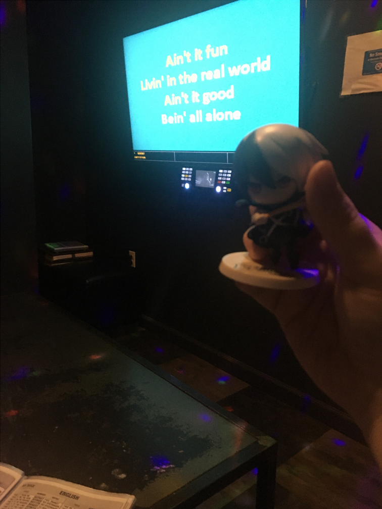 black gets invited to karaoke