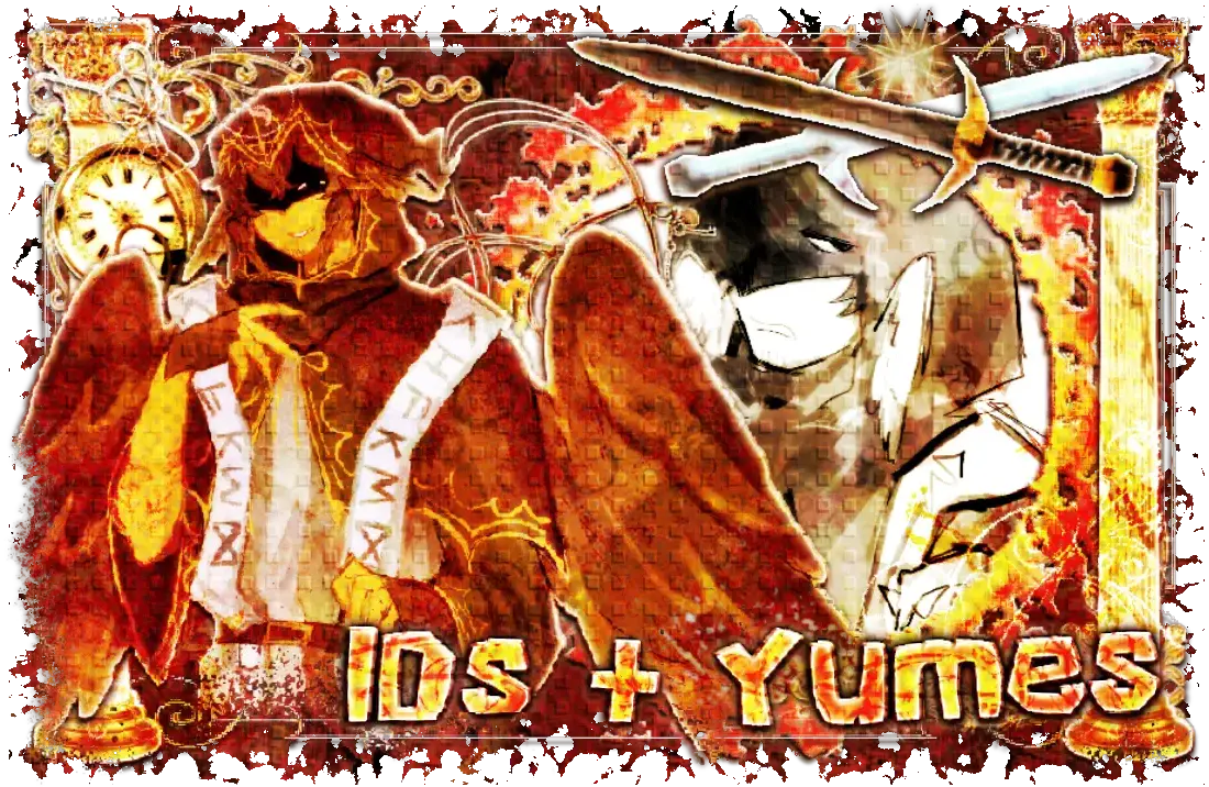 IDs & Yumes. Art is by rislanderr & chuuchuusuki on Twitter