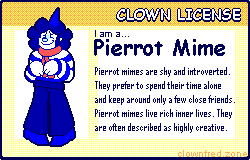 i am a pierrot mime