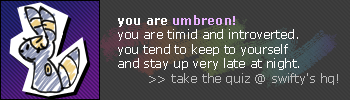 you are umbreon