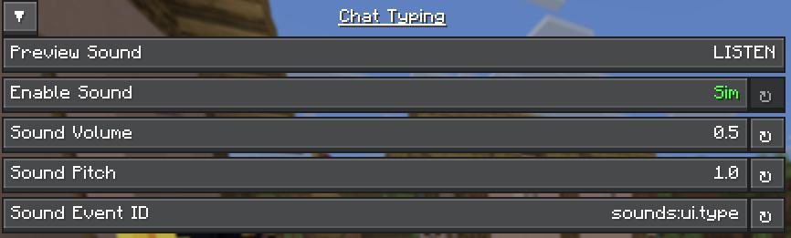 Chat typing