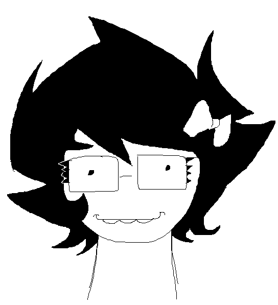 a simplistic drawing of june egbert 
