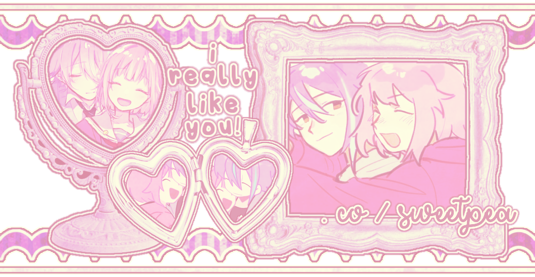 "i really like you" ".co/sweetpea"