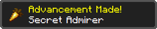 Advancement Made! Secret Admirer